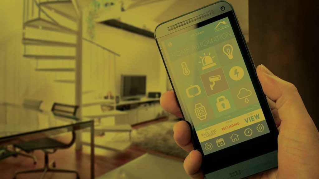 Smartphone Com Casas Online E Transparencia Amarela Vece Urbanismo